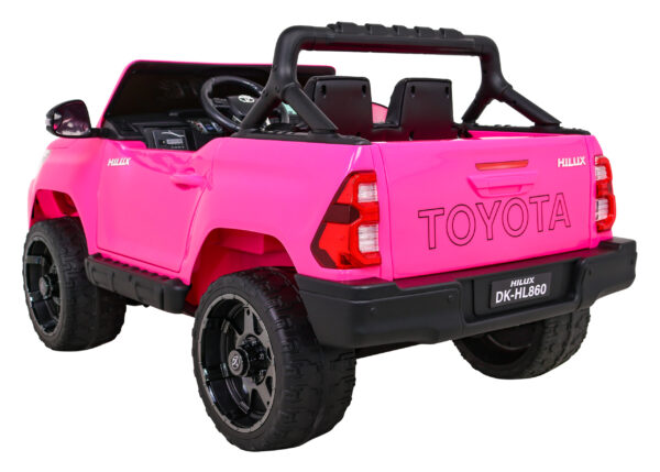 Toyota Hilux na akumulator dla dzieci, Różowy Pickup