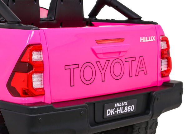 Toyota Hilux na akumulator dla dzieci, Różowy Pickup