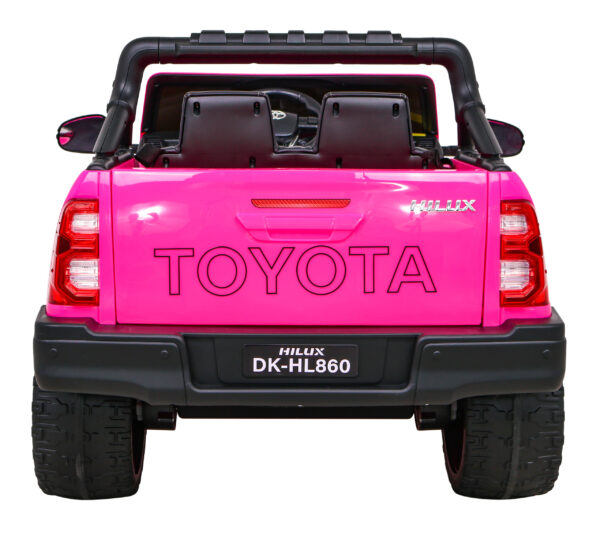 Toyota Hilux na akumulator dla dzieci, Różowy Pickup