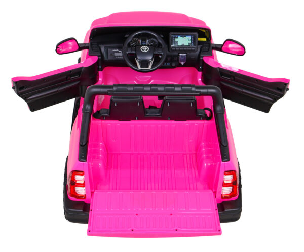 Toyota Hilux na akumulator dla dzieci, Różowy Pickup