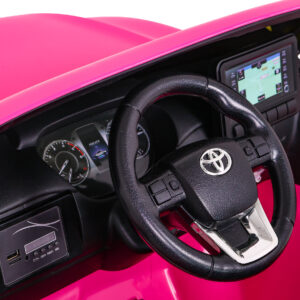 Toyota Hilux na akumulator dla dzieci, Różowy Pickup