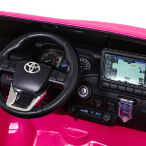 Toyota Hilux na akumulator dla dzieci, Różowy Pickup