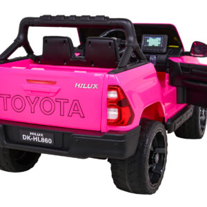 Toyota Hilux na akumulator dla dzieci, Różowy Pickup