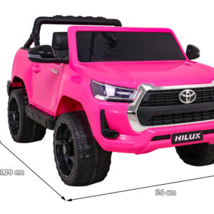 Toyota Hilux na akumulator dla dzieci, Różowy Pickup