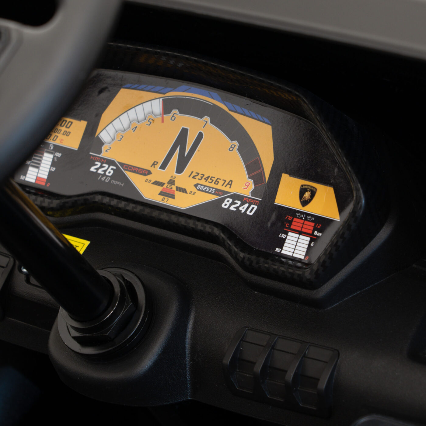 Auto Lamborghini Aventador SV na akumulator dla 2 dzieci Czerwony