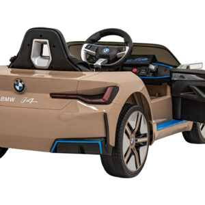 Autko BMW i4 na akumulator dla dzieci Złoty