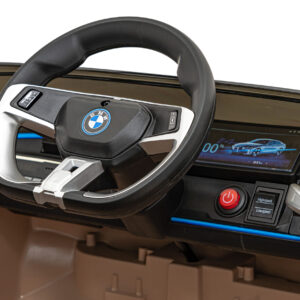 Autko BMW i4 na akumulator dla dzieci Złoty