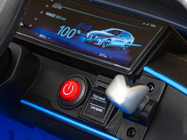 Autko BMW i4 na akumulator dla dzieci Niebieski