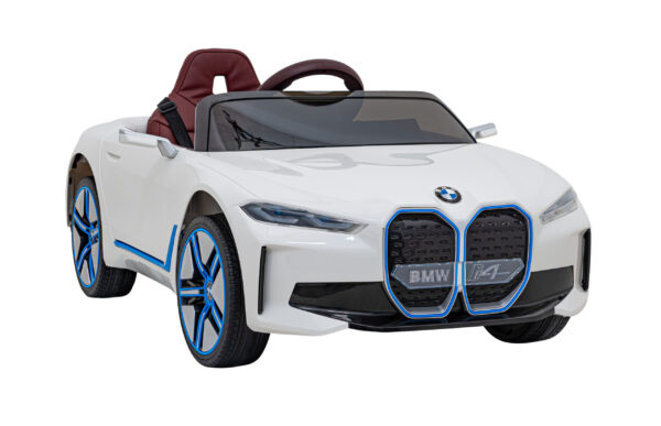 Autko BMW i4 na akumulator dla dzieci Biały