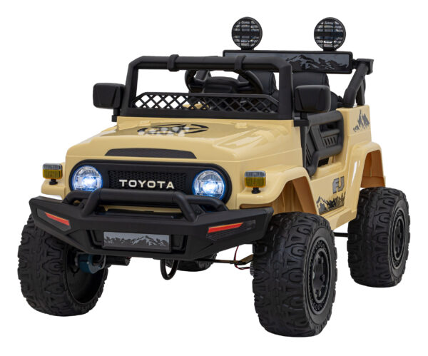 Toyota FJ Cruiser dla dzieci Beżowy