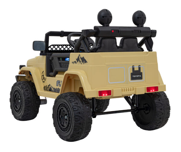 Toyota FJ Cruiser dla dzieci Beżowy