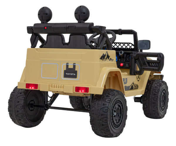 Toyota FJ Cruiser dla dzieci Beżowy