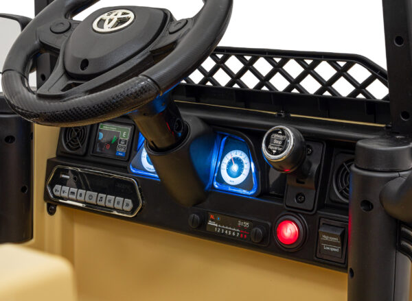 Toyota FJ Cruiser dla dzieci Beżowy
