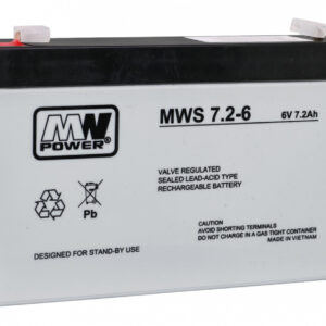 Akumulator żelowy 6V/7,2Ah Część zapasowa do pojazdów elektrycznych dla dzieci